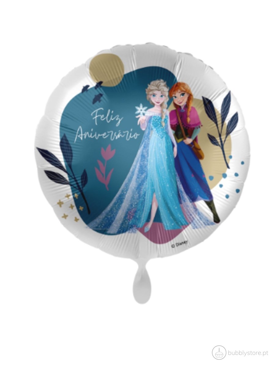 Balão da temática Frozen, com 43 cm de diâmetro.
Apto para enchimento com hélio.
Enchimento não incluído.