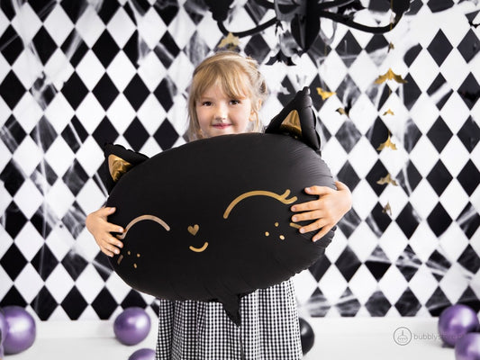 Balão Gato Preto - Bubbly