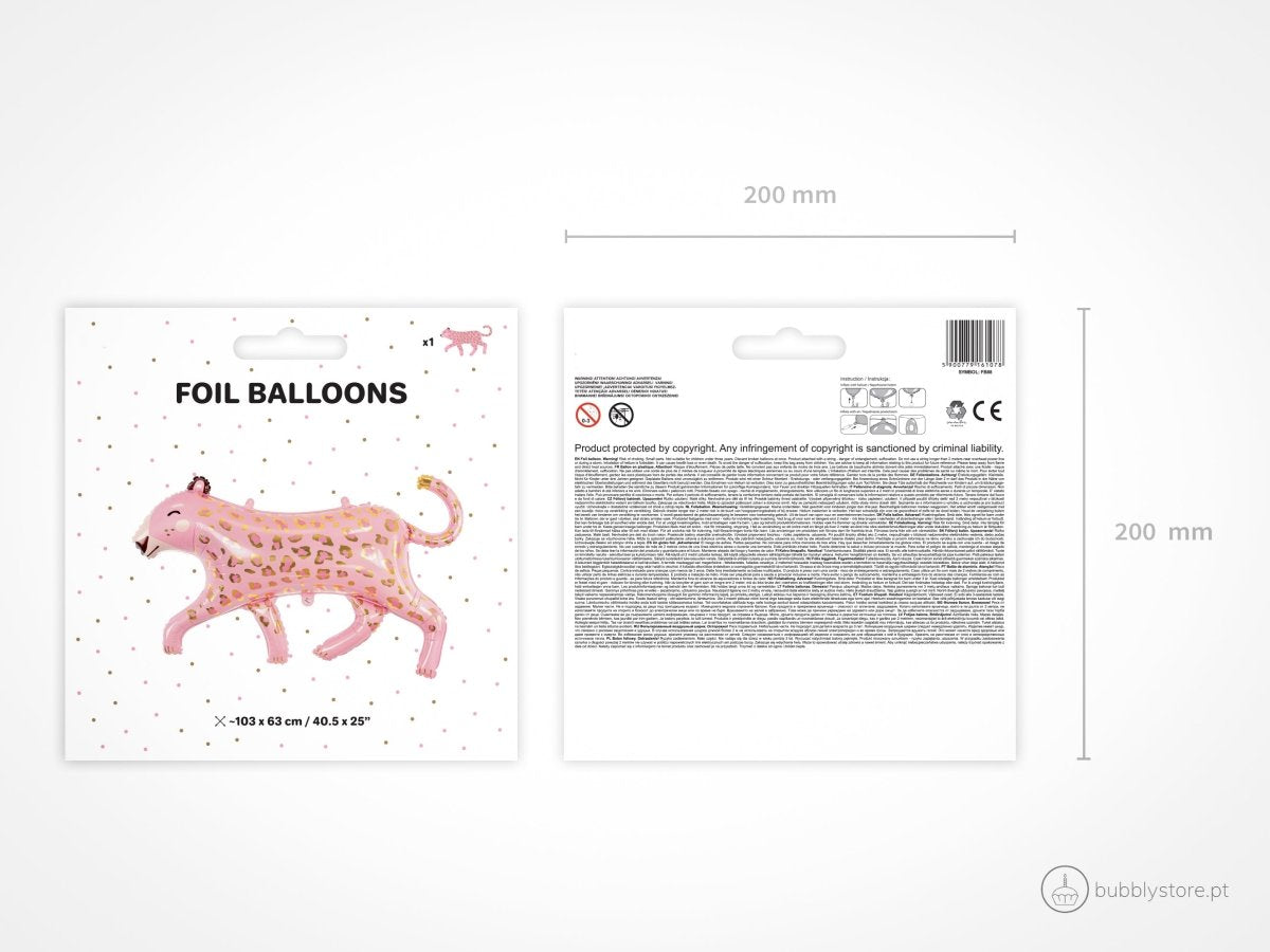 Balão Leopardo - Bubbly