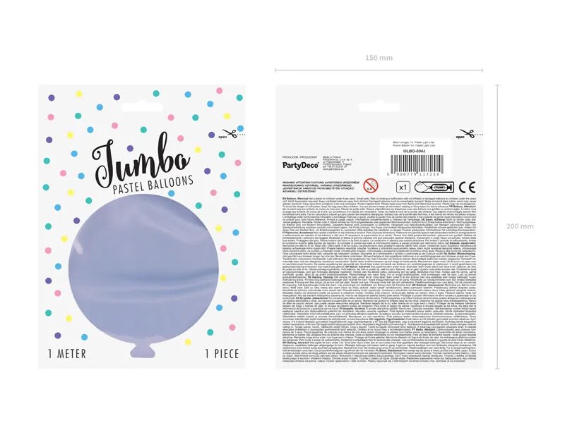 Balão Lilás Pastel (100cm) - Bubbly