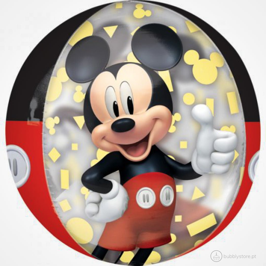 Balão da temática Mickey, com diâmetro de 38cm.
Apto para enchimento com hélio ou ar.
Enchimento não incluído.