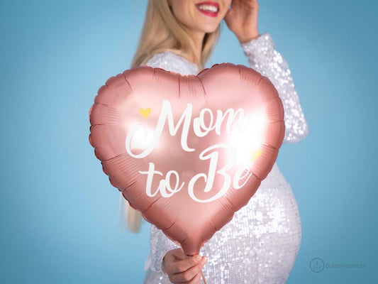 Balão Mom to Be Rosa - Bubbly