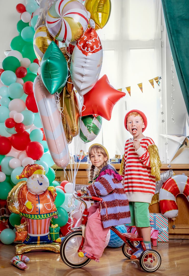 Balão Pai Natal - Bubbly