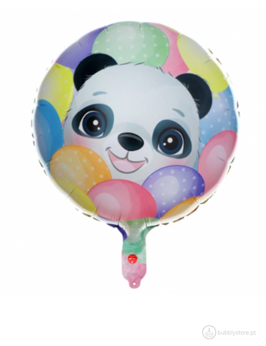 Balão da temática Panda, com 45cm de diâmetro.
Apto para enchimento a hélio.
Enchimento não incluído.