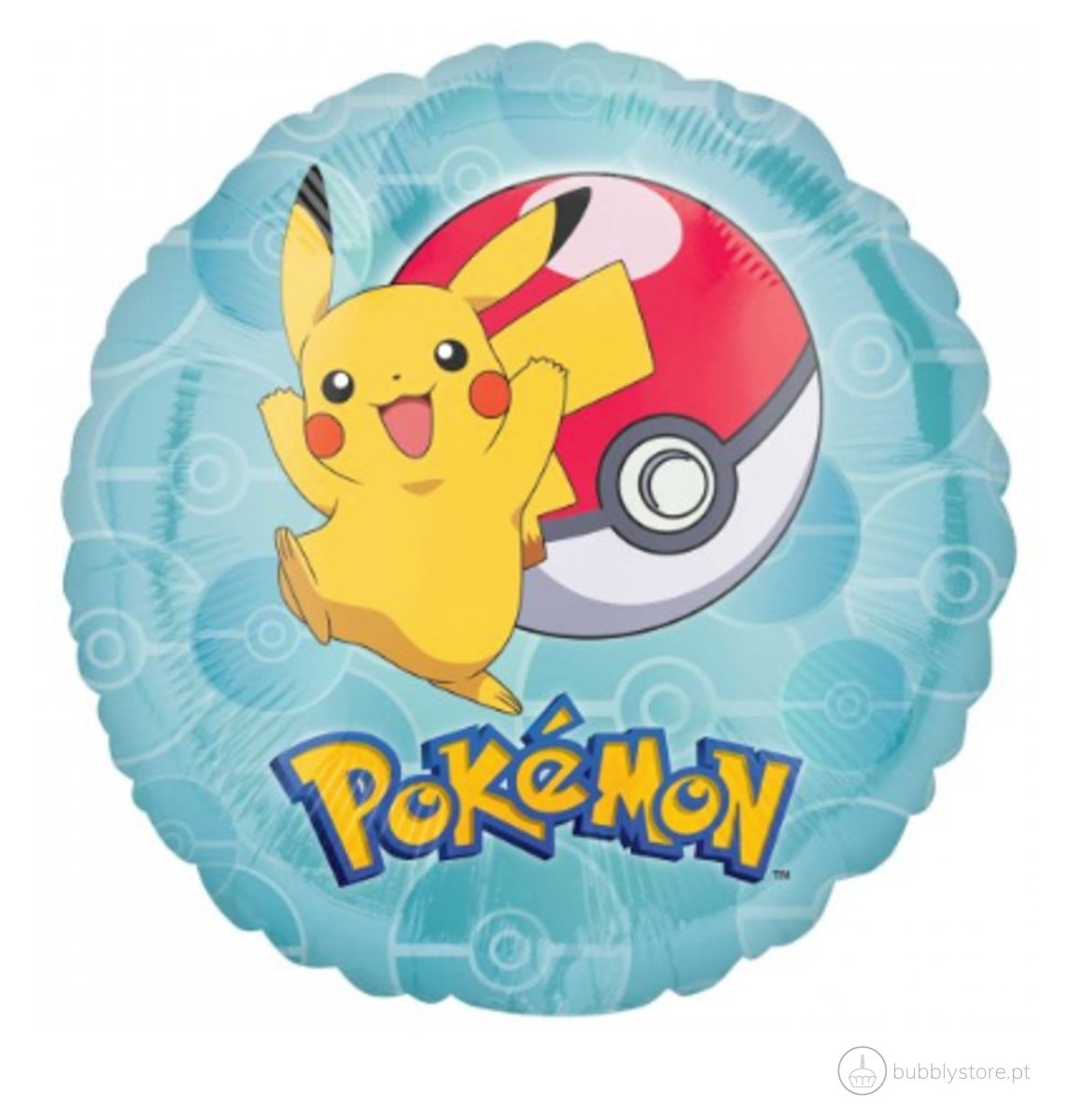 Balão da temática Pokémon, com 43cm de diâmetro após enchimento.
Apto para enchimento a hélio.
Enchimento não incluído.