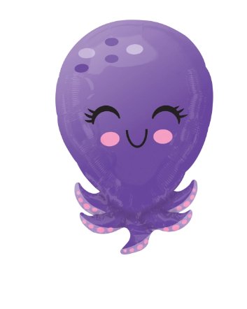 Balão em forma de polvo, com 35 x 53cm após enchimento.
Apto para enchimento com hélio ou ar.
Enchimento não incluído.