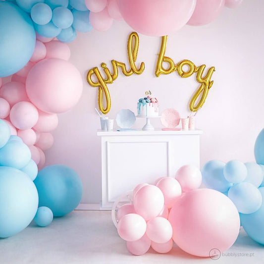 Balão Rosa Claro (60cm) - Bubbly