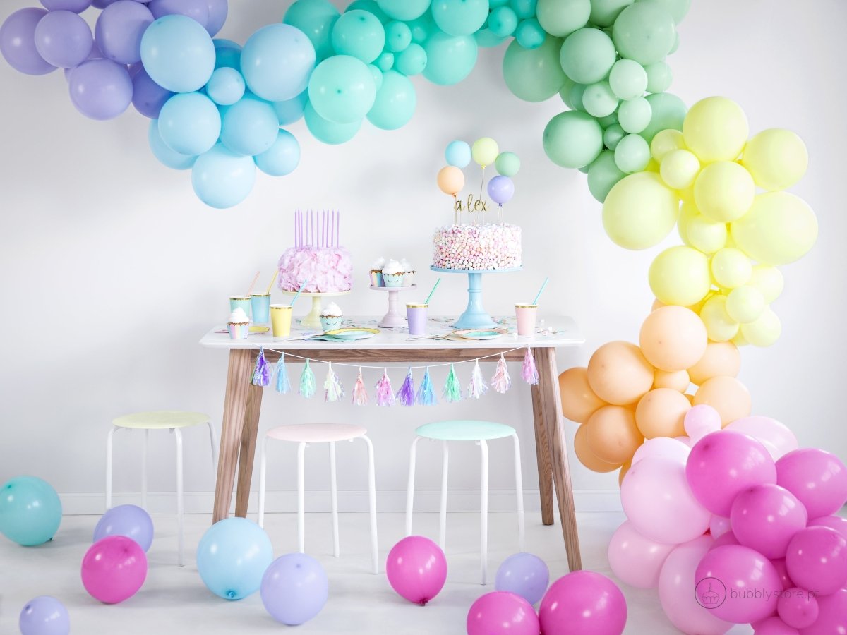 Balões Amarelo Pastel (23cm) - Bubbly