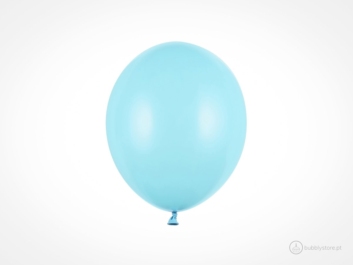 Balões latex, liso acabamento mate, 23 cm de diâmetro. Aptos para enchimento com hélio. Disponíveis em packs de 10, 50 ou 100 unidades.