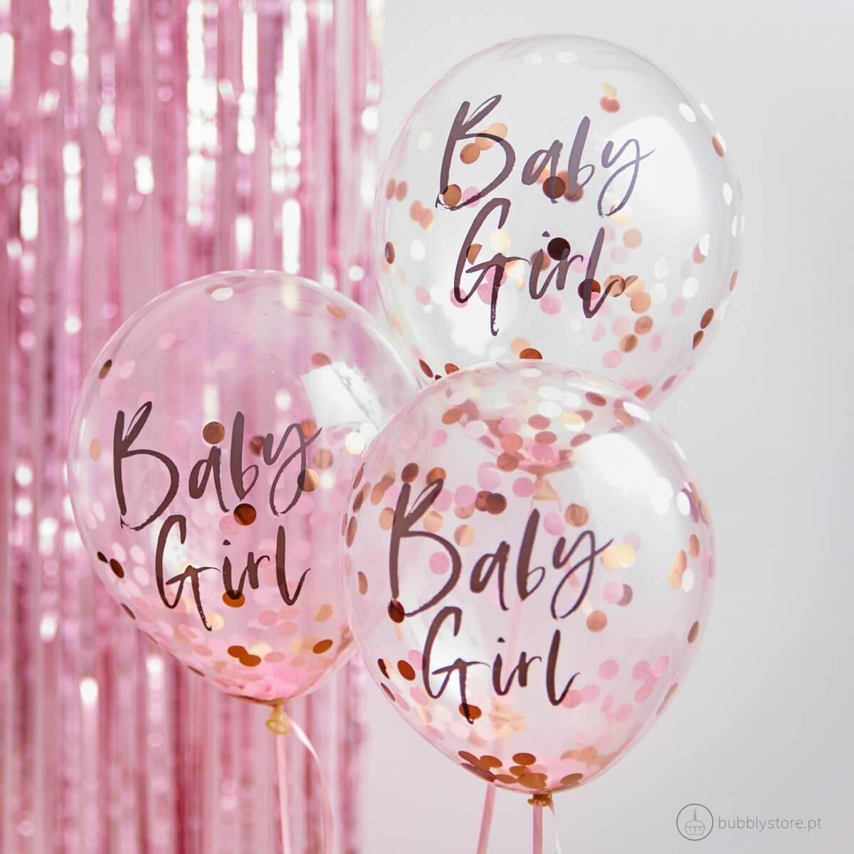 Balões Baby Girl - Bubbly