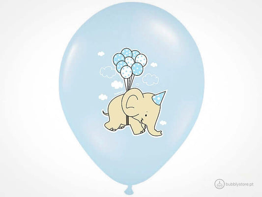 Balões Elefantes Azul - Bubbly