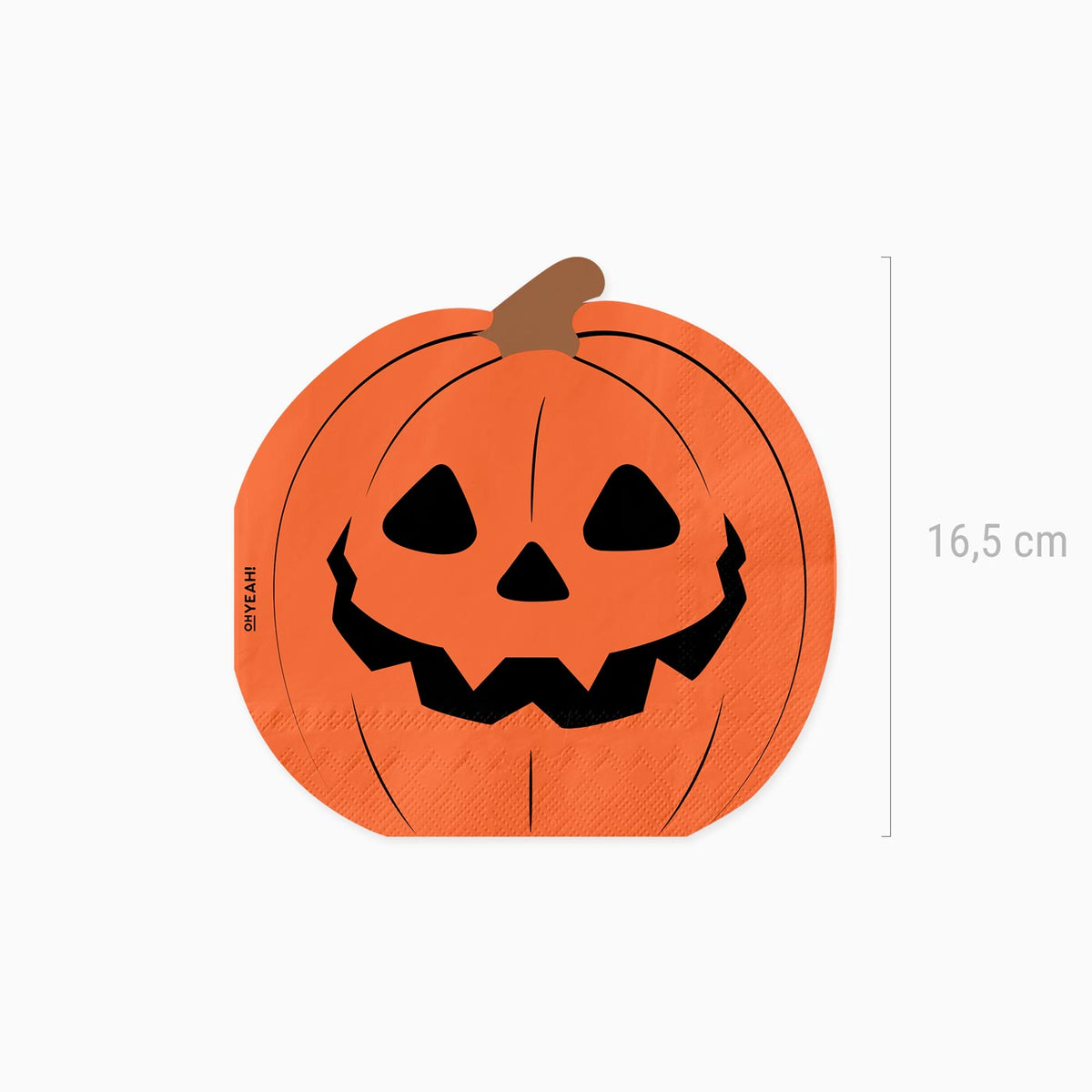 Guardanapos Abóbora Halloween detalhe laranja