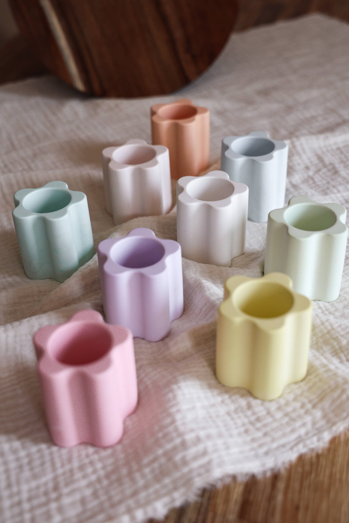 Suporte Velas Colorido