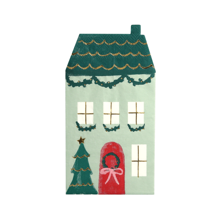 Guardanapos Natal Casa