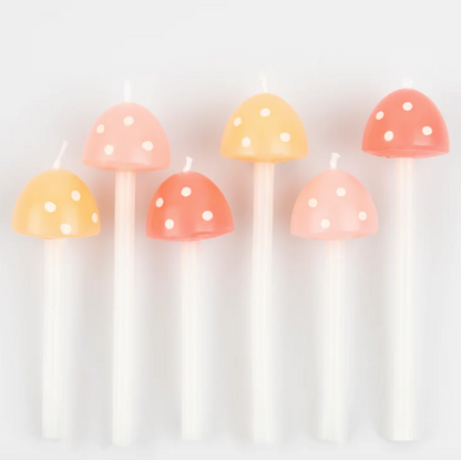 Velas cogumelos (Pack 6)
