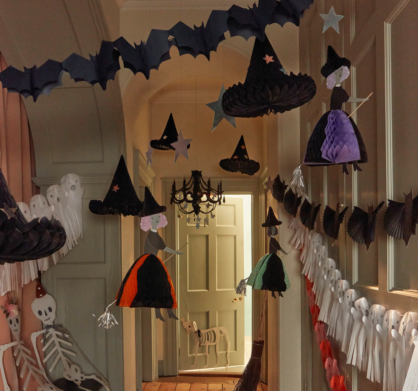 Decoração Bruxas Voadoras