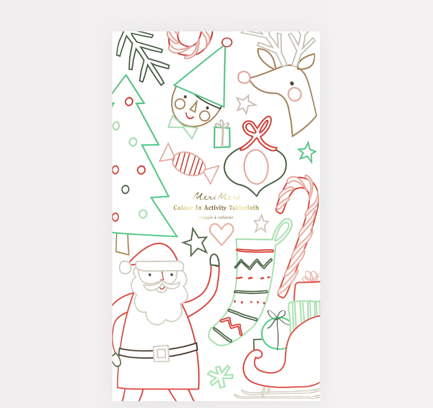 Toalha Natal para Pintar