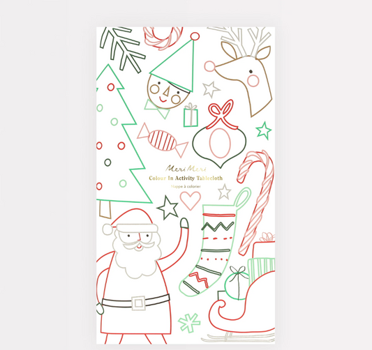 Toalha Natal para Pintar