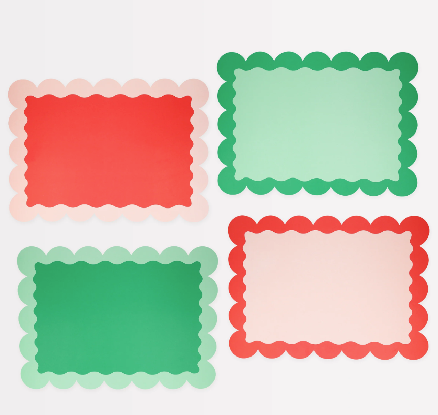 Individuais de Mesa de Natal