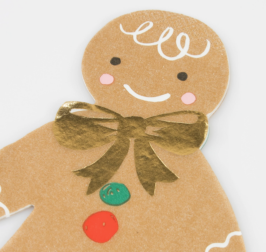 Guardanapos Natal Boneco de Gengibre