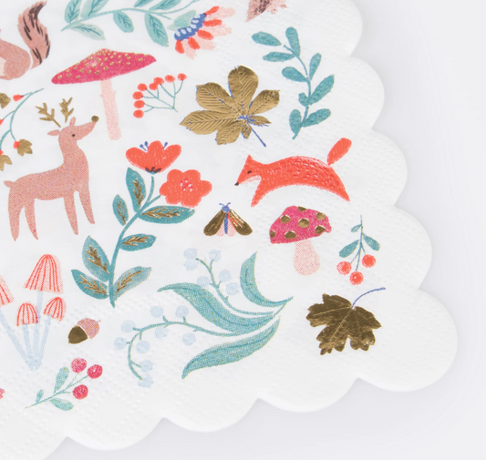 Guardanapos Natal Woodland Pequenos