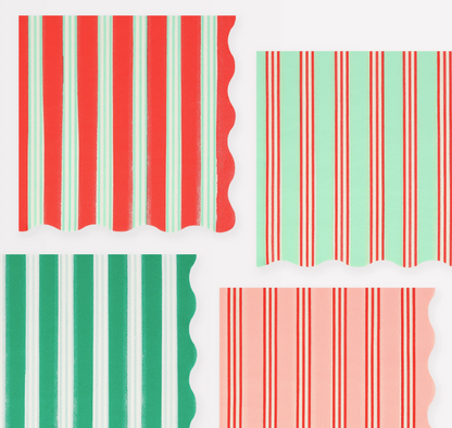 Large Striped Napkins
