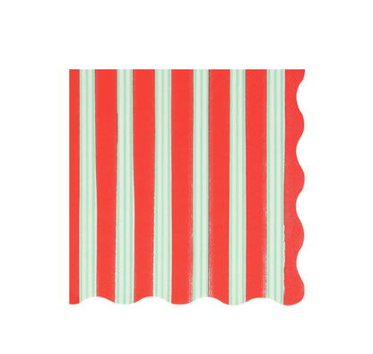 Large Striped Napkins