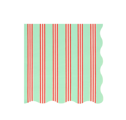 Large Striped Napkins