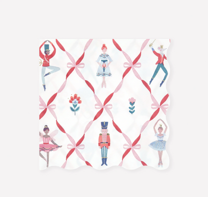 Nutcracker Christmas Napkins Large