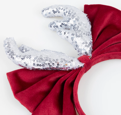 Reindeer Bow Headband