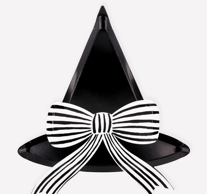 Pratos Chapéu de Bruxa Preto