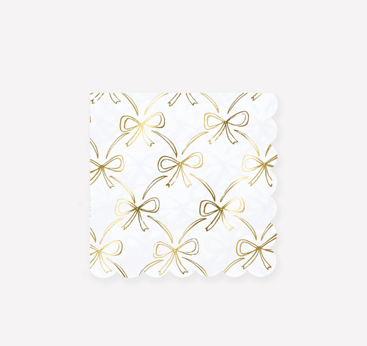 Guardanapos Laço Dourado Pequenos