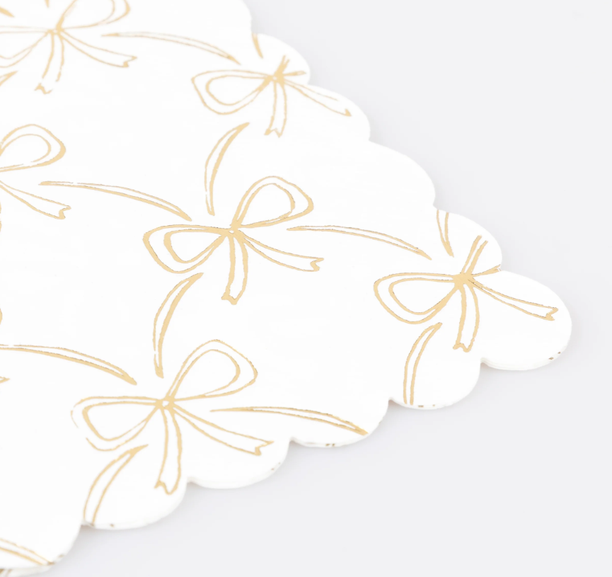 Guardanapos Laço Dourado Pequenos