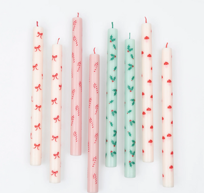 Christmas Candles Festive Patterns