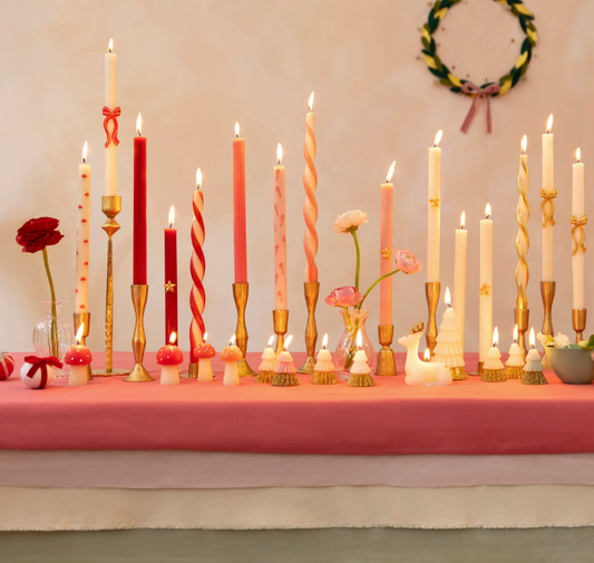 Velas Natal Padrões Festivos