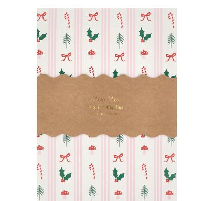 Christmas Candles Festive Patterns