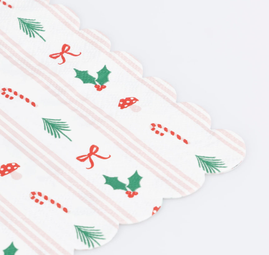 Guardanapos Natal Riscas Grandes