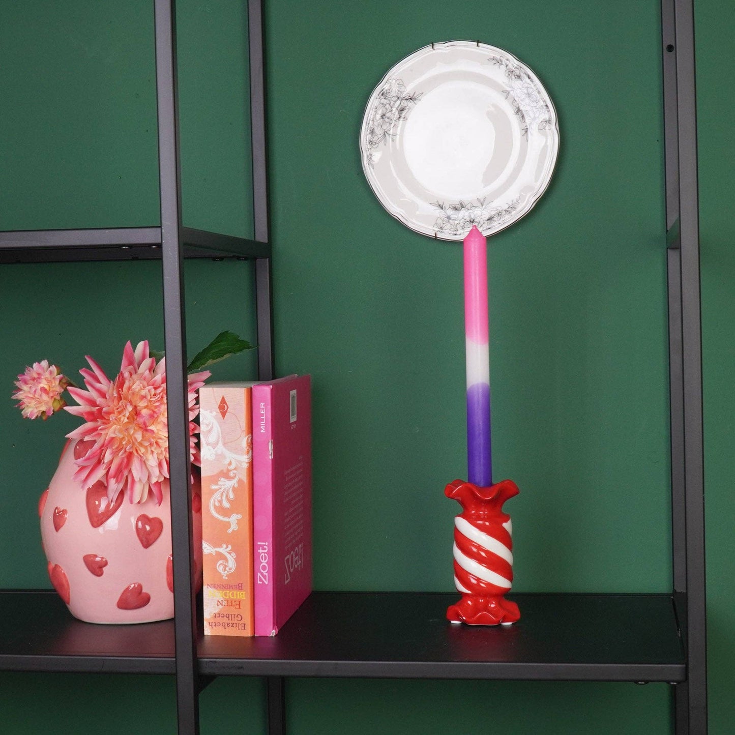 Suporte para Velas Vermelho