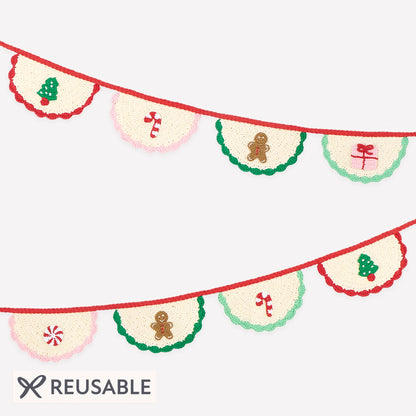 Grinalda de Natal em Croché