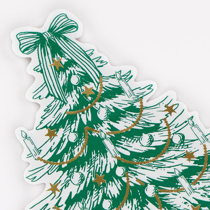 Guardanapos Árvore de Natal Toile de Jouy (Pack 16), mesa de Natal