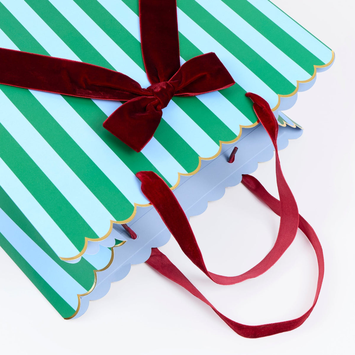 Sacos de Oferta Grandes Riscas de Natal (Pack 3), embrulho de Natal