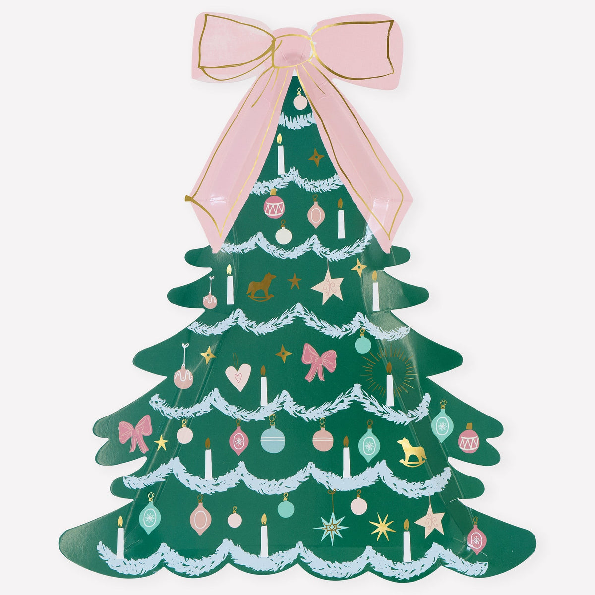 Pratos Árvore de Natal Quebra-Nozes NYC Ballet (Pack 8)