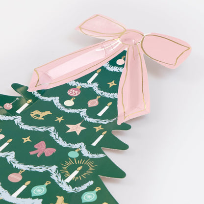 Pratos Árvore de Natal Quebra-Nozes NYC Ballet (Pack 8), mesa de Natal