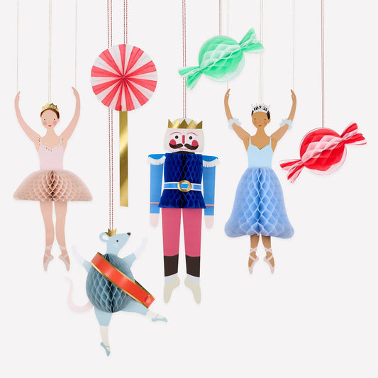 Decorações Suspensas Quebra-Nozes NYC Ballet (Pack 7)