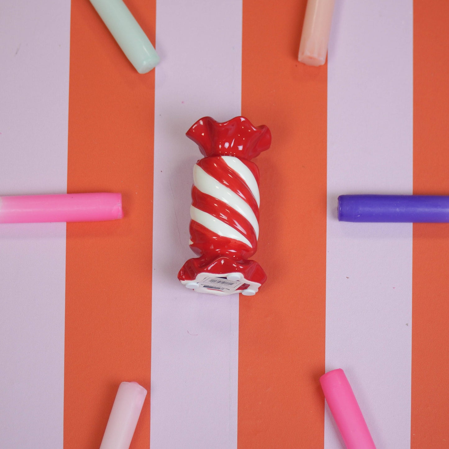 Suporte para Velas Vermelho