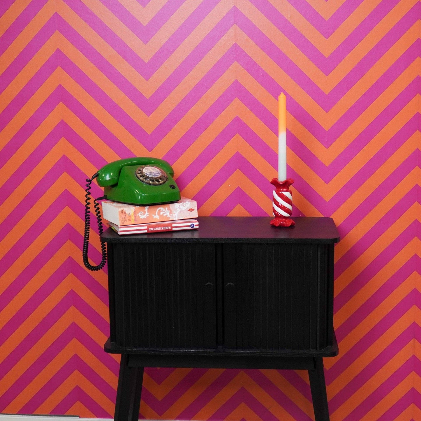 Suporte para Velas Vermelho