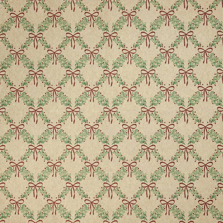 Guardanapos de Natal Laços Vermelhos