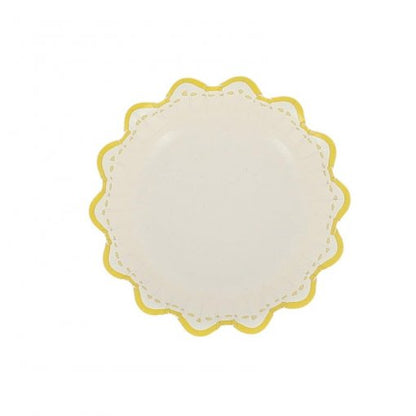 6 Taças Mix&Match Riscas Amarelas