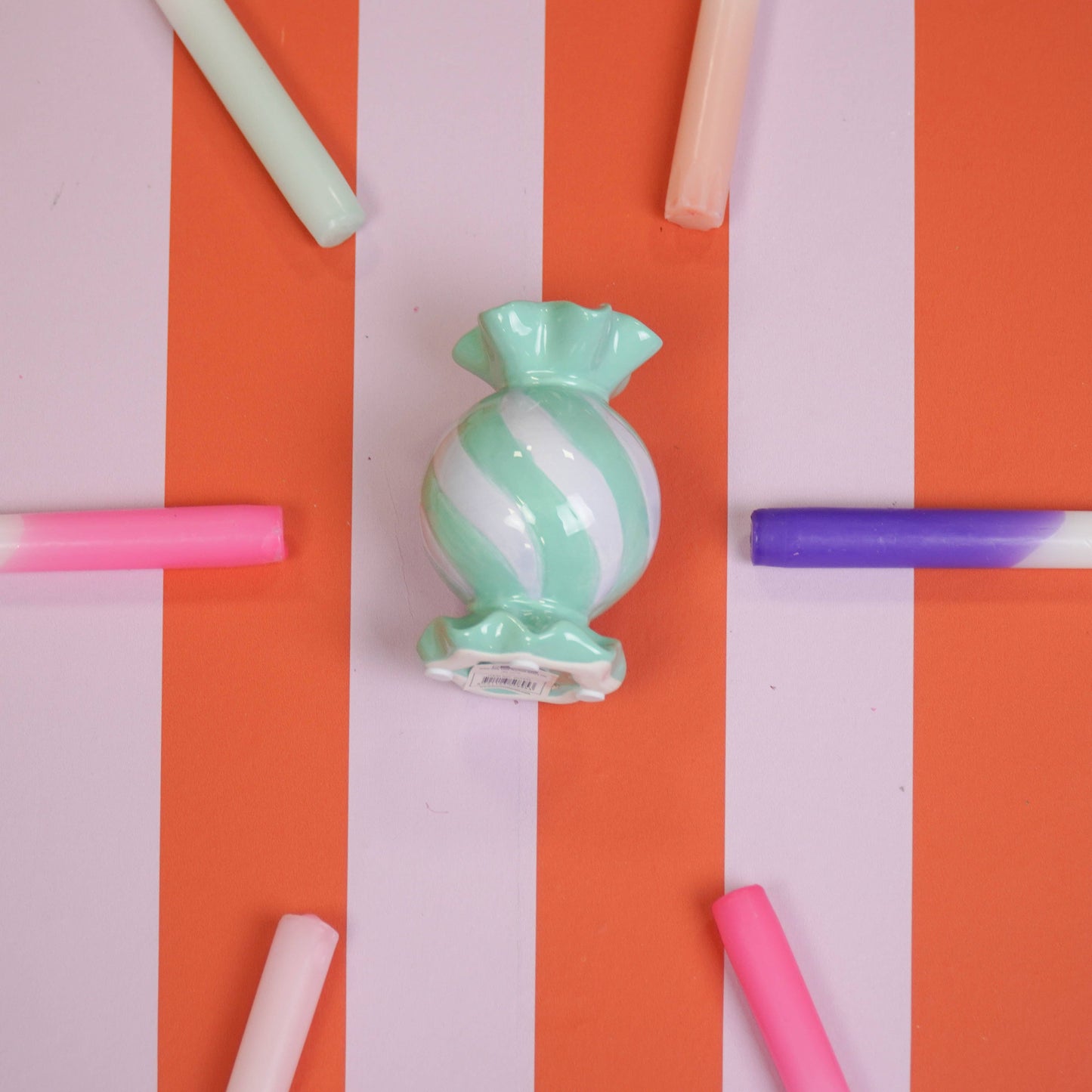 Castiçal Rebuçado Verde