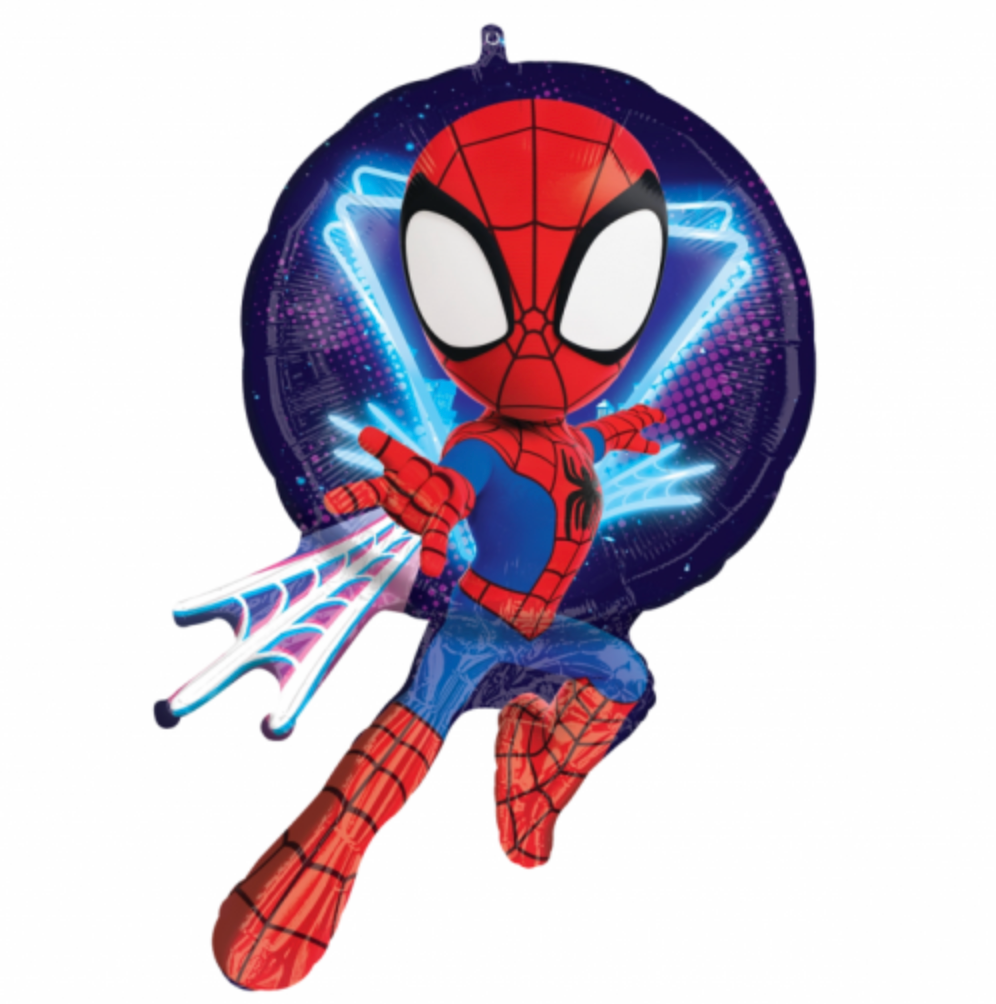 Balão com Spidey e 48x71cm após enchimento
